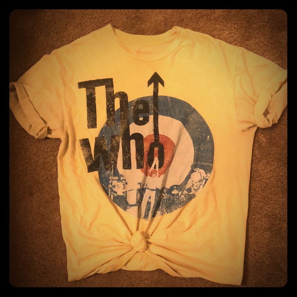 Vintage inspired THE WHO graphic tee